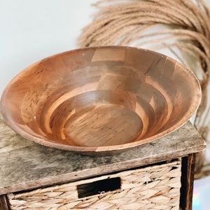Brown Wooden Bowl Tray Dish Salad Bowl